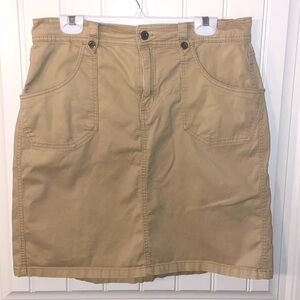 Gloria Vanderbuilt size 12 WOMENS Khaki Skirt